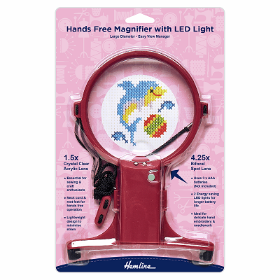 H989 Hands Free Neck Magnifier with LED Light
