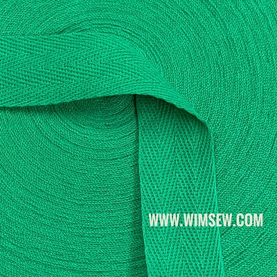 Herringbone Tape Emerald 25mm - 1m (SAU)