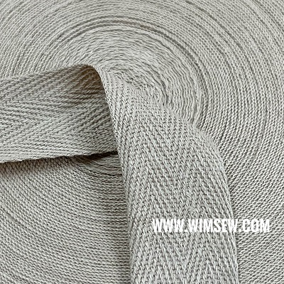 Herringbone Tape Natural 25mm - 1m (SAU)