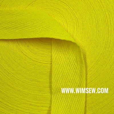 Herringbone Tape Yellow 25mm - 1m (SAU)