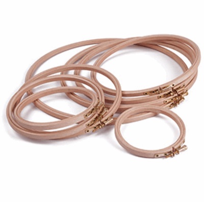 Elbesee Wooden Embroidery Hoops.