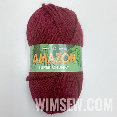 Amazon Super Chunky 100g J18 Claret