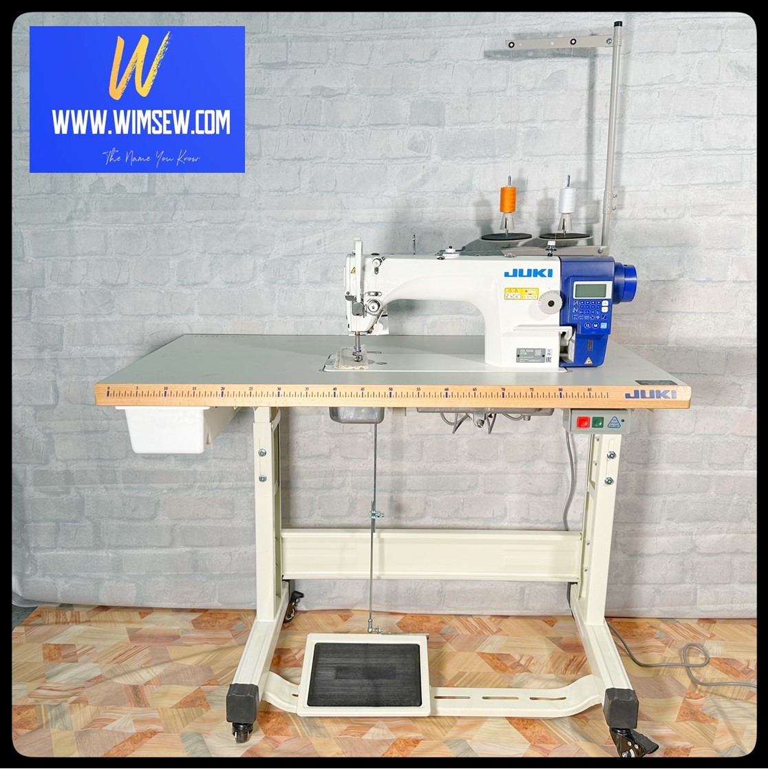 DELIVERY OPTION - PRICE INCLUDES UK MAINLAND PALLET DELIVERY - Juki DDL-7000AS-7 MEDIUM WEIGHT AUTOMATIC THREAD TRIM MACHINE (Wheel Stand) 