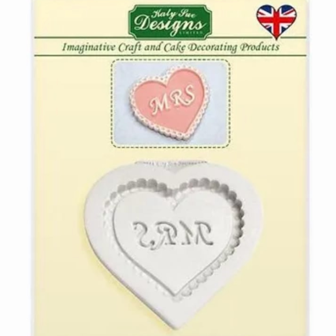 Katy Sue Designs Mrs Heart Mould Set (Y6)