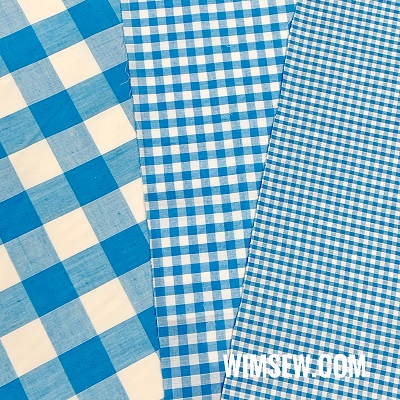 Poly-Cotton Gingham - Kingfisher 1m (EP/OD) 