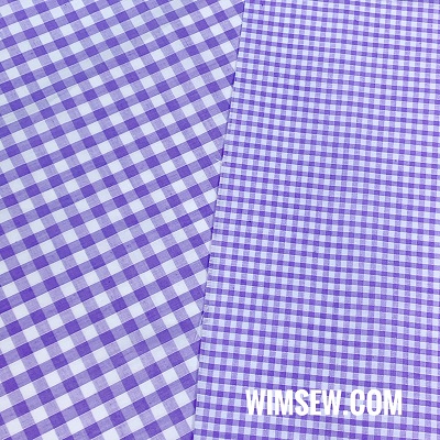 Poly-Cotton Gingham - Lilac 1m (EP/OD) 