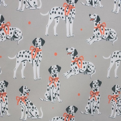Polycotton Playful Dalmation Pups - LJDPC17