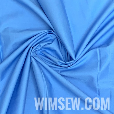 100% Cotton Fabric - New Blue - 1m or 0.5m (EP) 