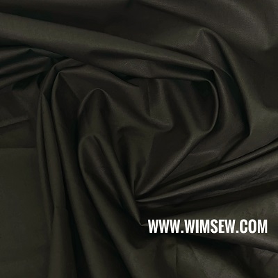 Organitex Plain 100% Cotton Poplin - Brown