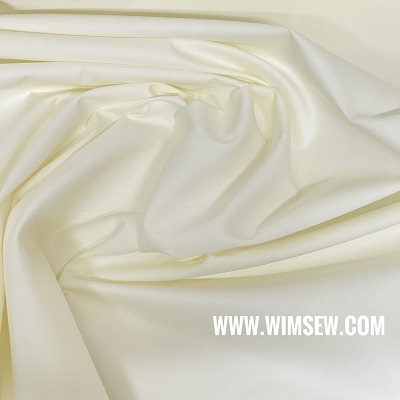 Organitex Plain 100% Cotton Poplin - Cream