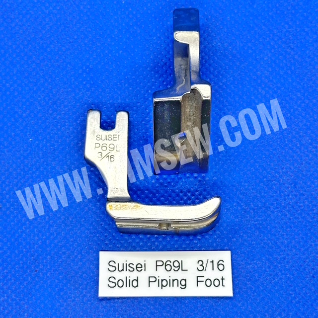 Suisei P69L Solid 3/16" Left Piping Foot (B1)