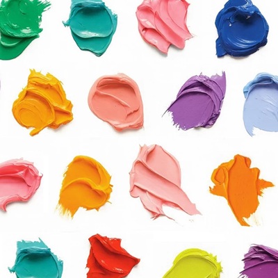 100% Printed Cotton  - EM27- LJCOT38 - Cotton Paint Palette