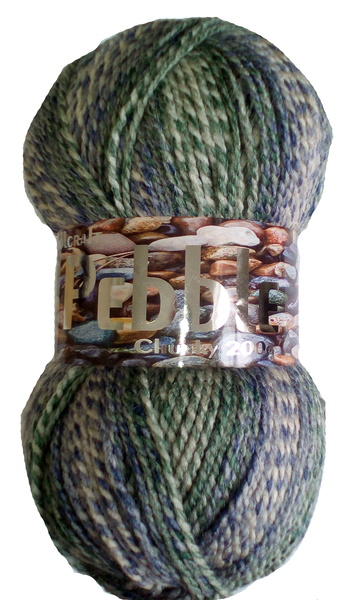 Pebble Chunky 200g  - 8030 Verde - 3 available
