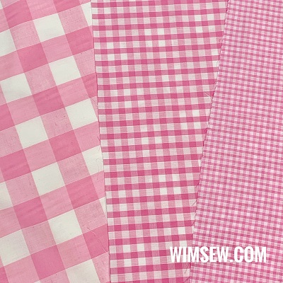 Poly-Cotton Gingham - Pink 1m (EP/OD)