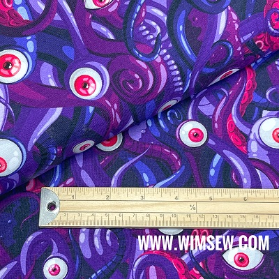 Printed Jersey Monster Eyes - EM27 9868