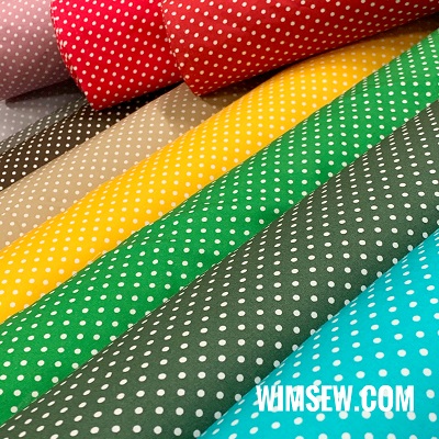 Cotton Poplin Polka Dot.