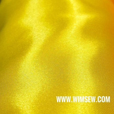 100% Polyester Satin - Yellow - E3yel