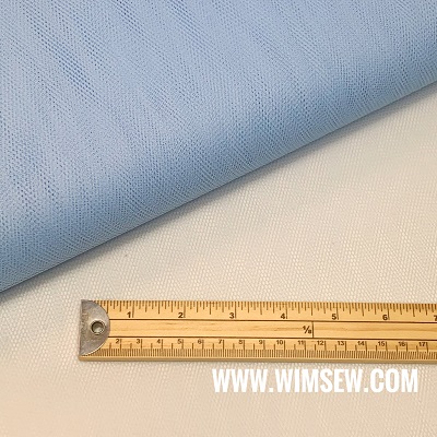 100% Nylon Dress Net - Powder Blue (10)