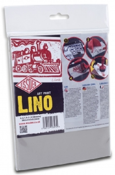 2 x LINO BLOCK 3.2mm 12"x8" HANG PACK (305x203mm) 3.2/L4-2