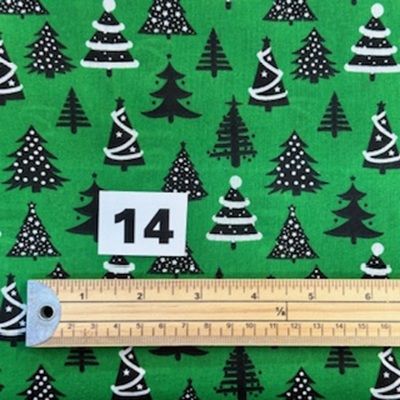 REM 14 - 3.2m Xmas Polycotton  (112cm wide) 3 available