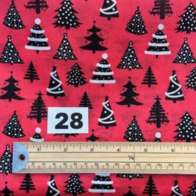 REM 28 - 3.2m Xmas Polycotton  (112cm wide) 3 available