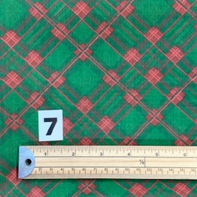 REM 7 - 3.2m Xmas Polycotton  (112cm wide) 3 available