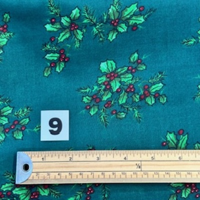 REM 9 - 3.2m Xmas Polycotton  (112cm wide) 3 available