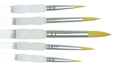 SG303 - SOFT GRIP BRUSH SET ROUND