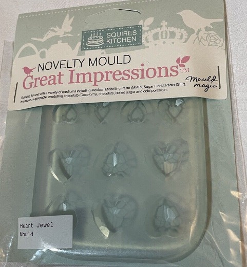 Squires Kitchen Heart Jewel Mould Set (Y8)