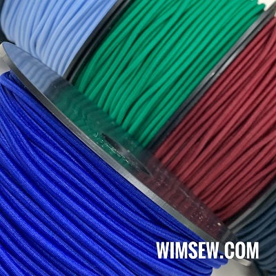3mm Cord Elastic - Colours