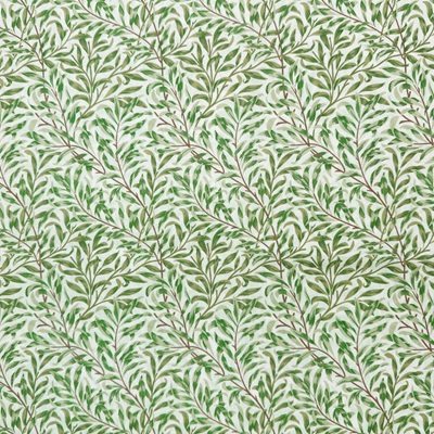 Digitaly Printed Poly-Cotton - Willow Bough - Green - C15 PCD004