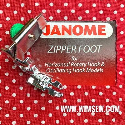 200342003 Zipper Foot (Adjustable) Also suitable for Piping - Category A/B